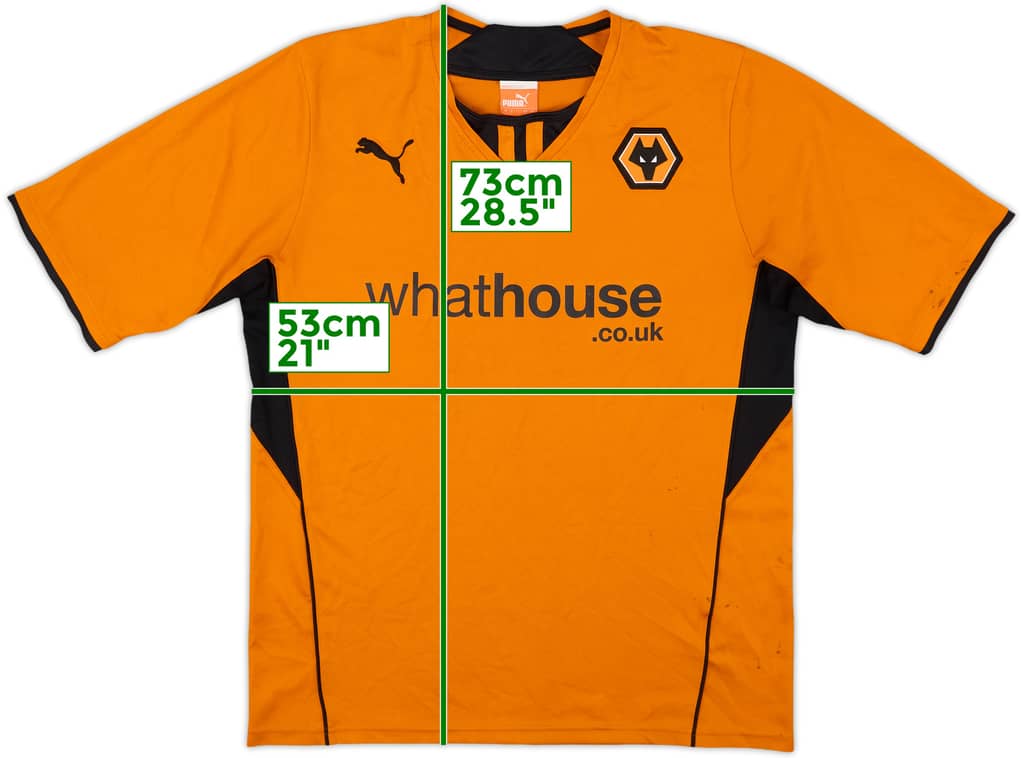 2013-14 Wolves Home Shirt - 6/10 - (L)