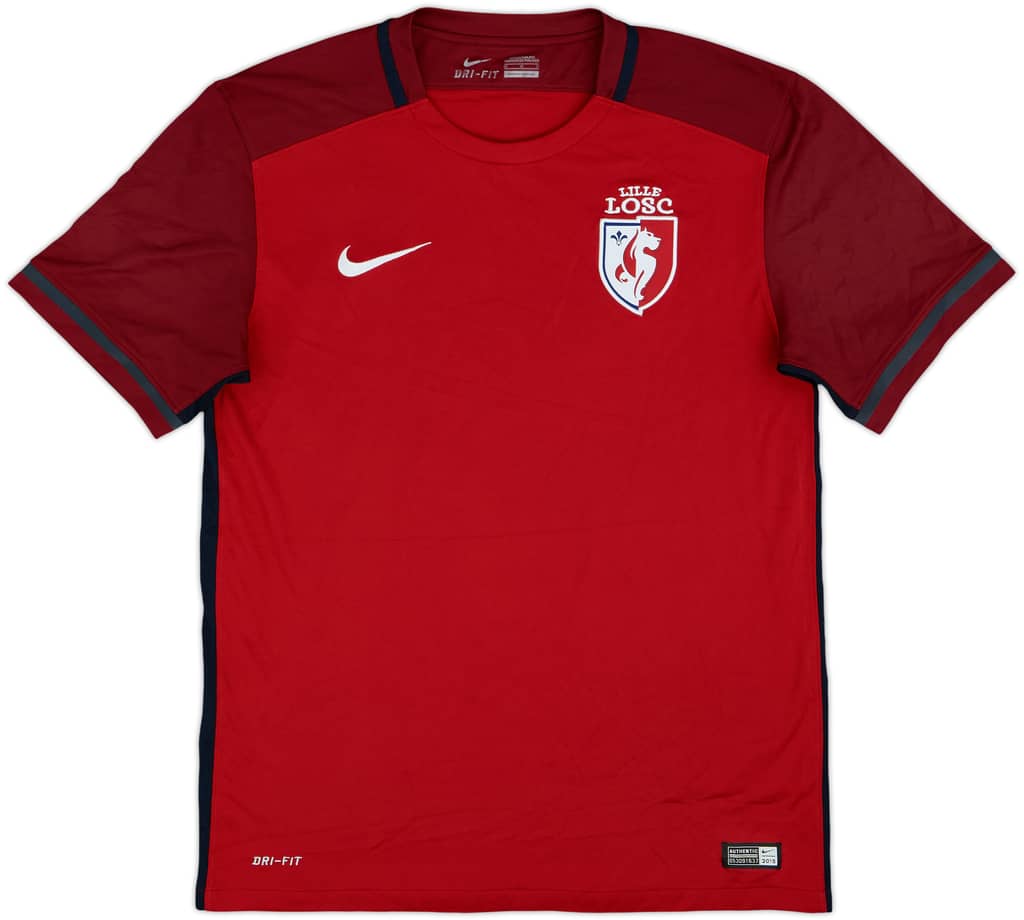 2015-16 Lille Home Shirt - 9/10 - (M)