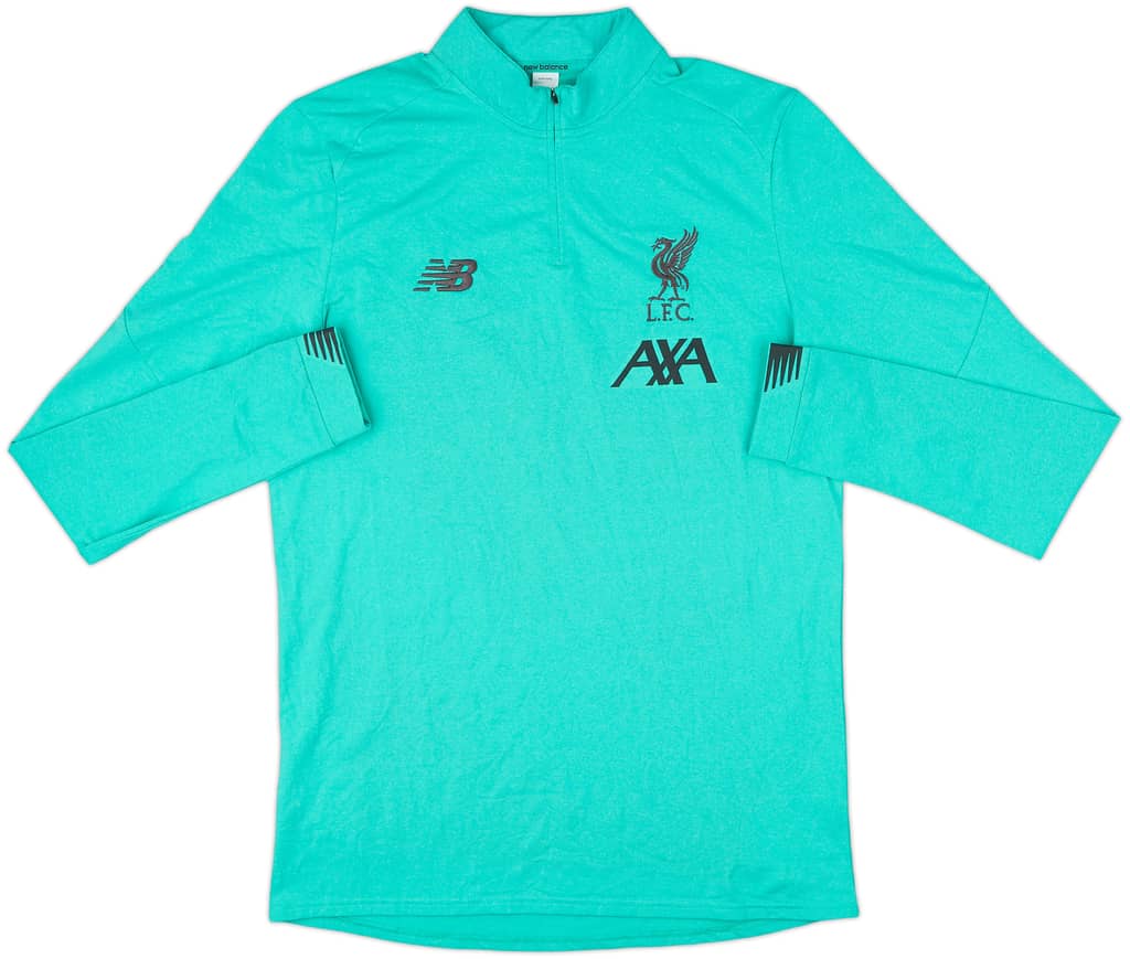 2019-20 Liverpool New Balance 1/4 Zip Drill Top - 10/10 - (L)