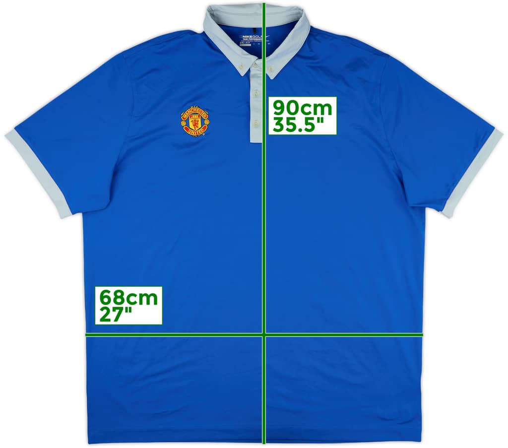 2014-15 Manchester United Nike Polo Shirt - 9/10 - (XXL)