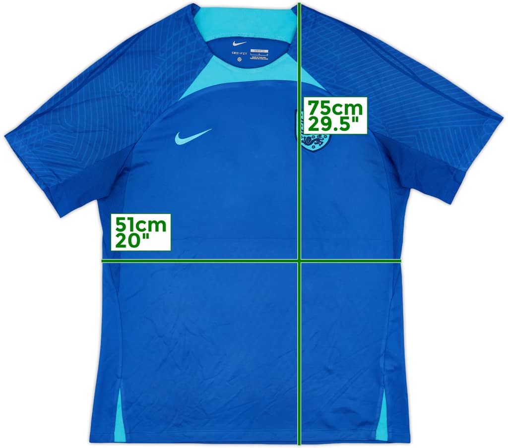 2022-23 England Nike Training Shirt - 8/10 - (L)