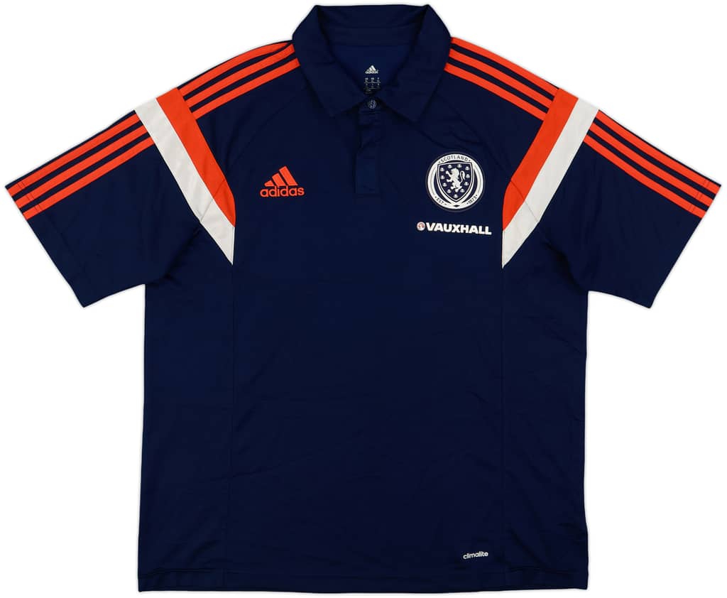 2014-15 Scotland adidas Polo Shirt - 8/10 - (XL)