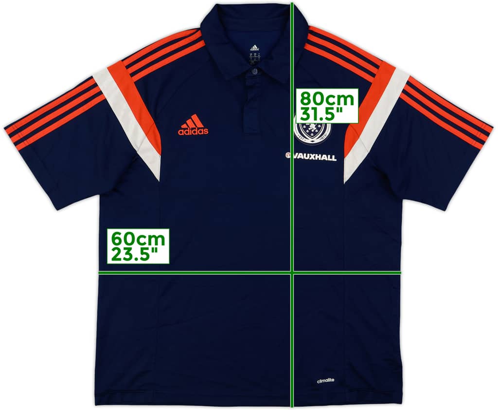 2014-15 Scotland adidas Polo Shirt - 8/10 - (XL)