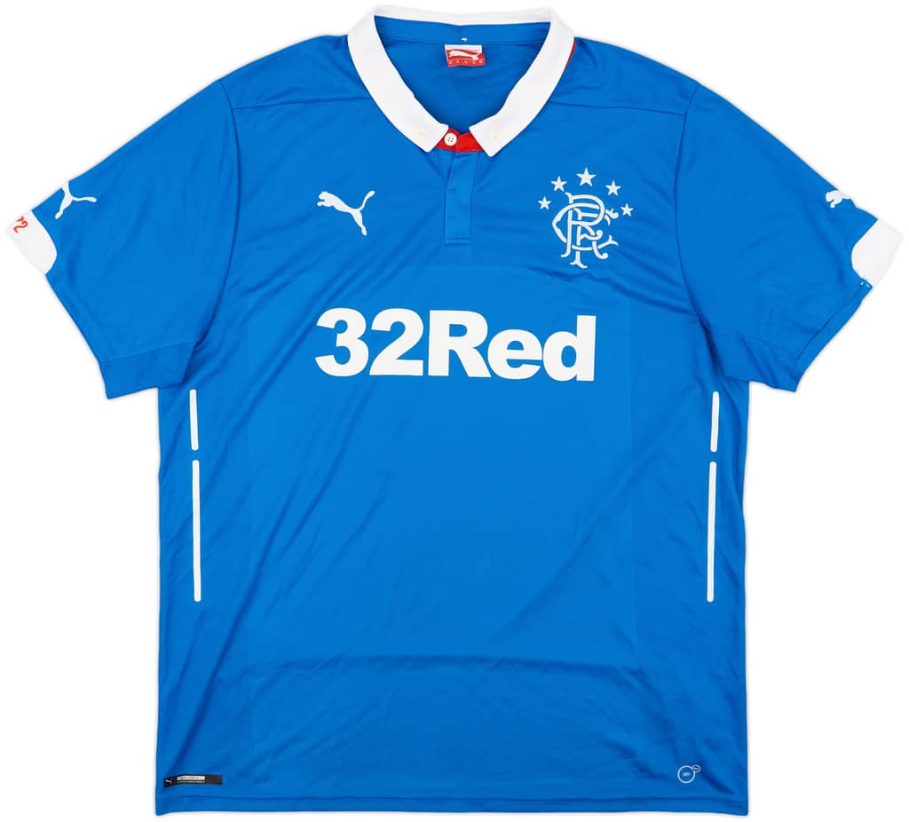 2014-15 Rangers Home Shirt - 9/10 - (XL)