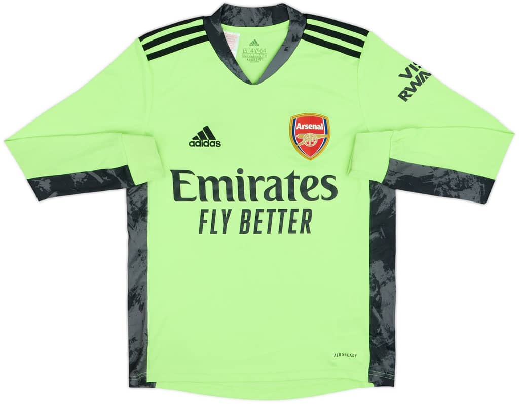 2020-21 Arsenal GK Shirt - 8/10 - (L.Boys)