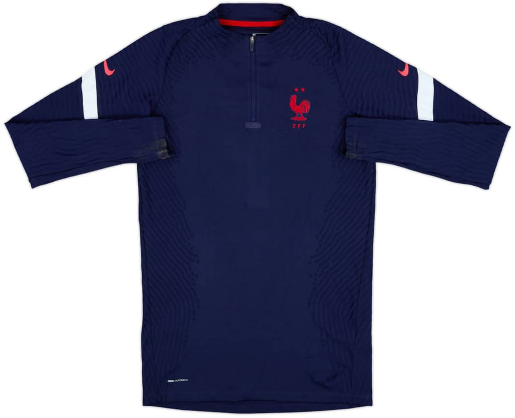 2020-21 France Nike Vaporknit 1/4 Zip Drill Top - 8/10 - (S)