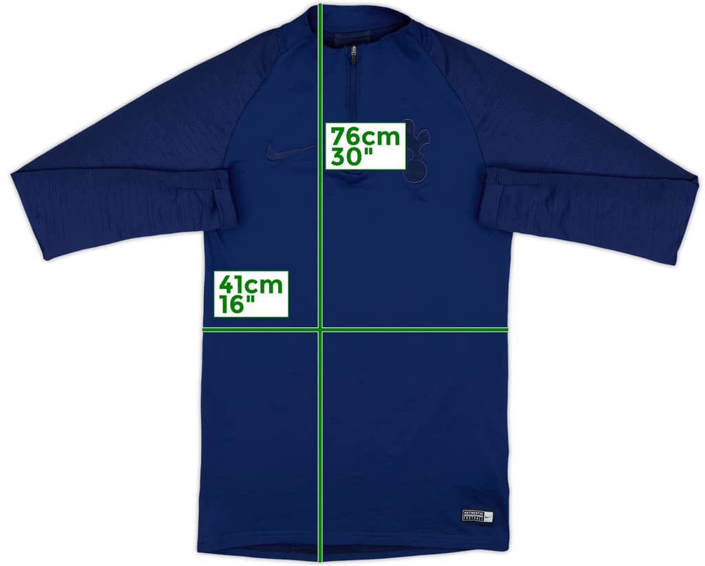 2020-21 Tottenham Nike 1/4 Zip Drill Top - 10/10 - (XS)