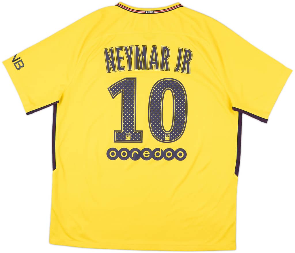 2017-18 Paris Saint-Germain Away Shirt Neymar Jr #10 - 10/10 - (XL)
