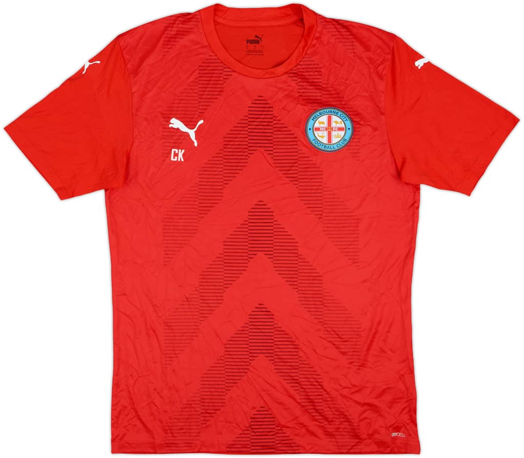 2022-23 Melbourne City Puma Staff Issue Training Shirt CK - 10/10 - (L)