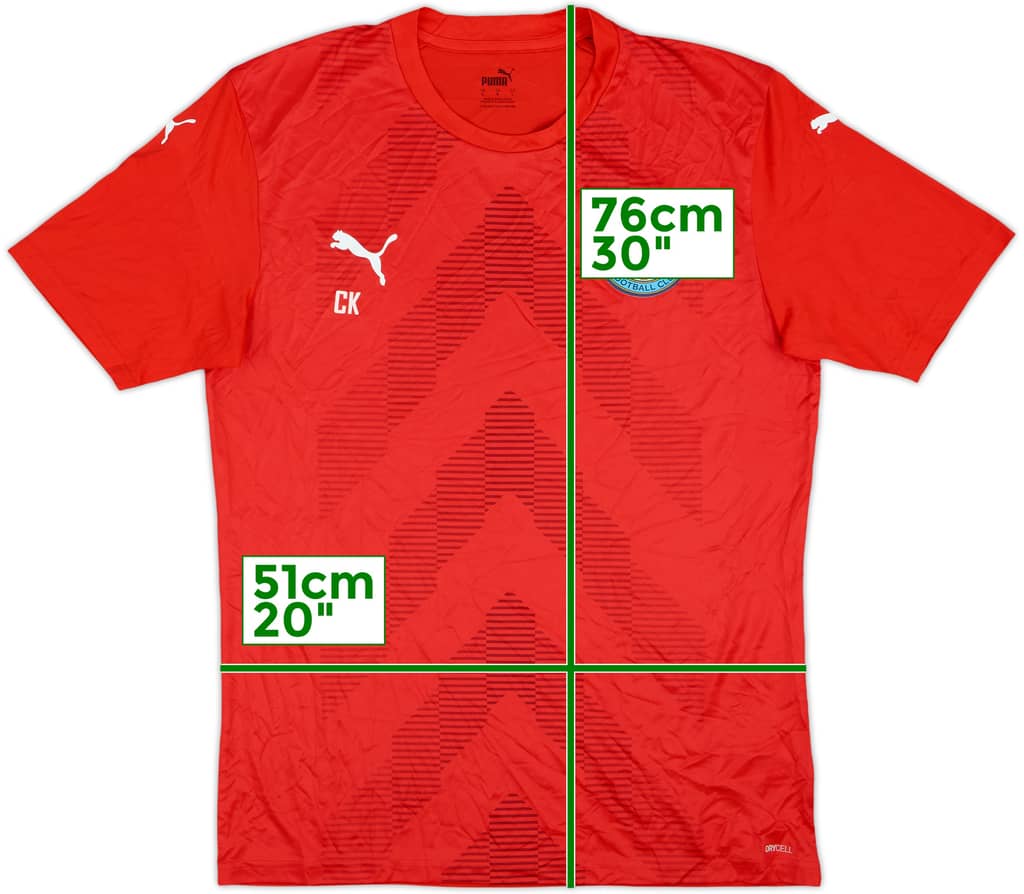 2022-23 Melbourne City Puma Staff Issue Training Shirt CK - 10/10 - (L)