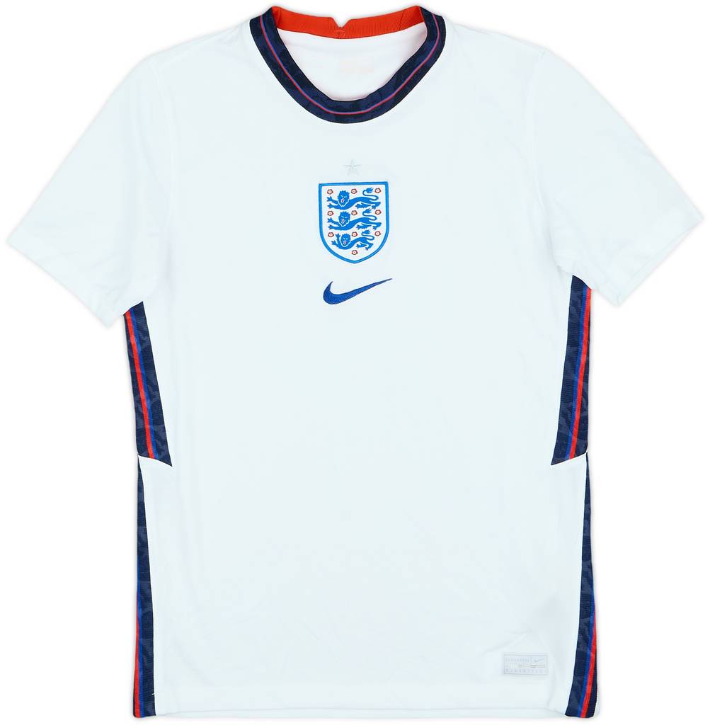 2020-22 England Home Shirt - 9/10 - (L.Boys)