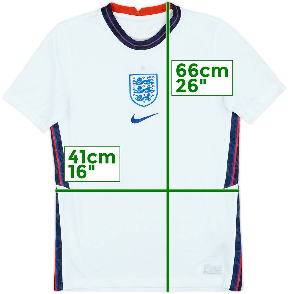 2020-22 England Home Shirt - 9/10 - (L.Boys)