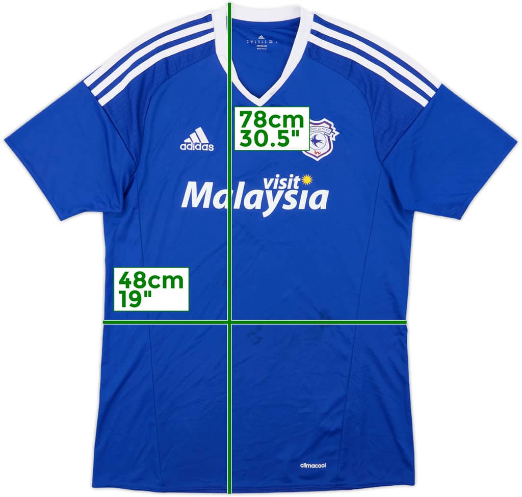 2016-17 Cardiff Home Shirt - 5/10 - (M)