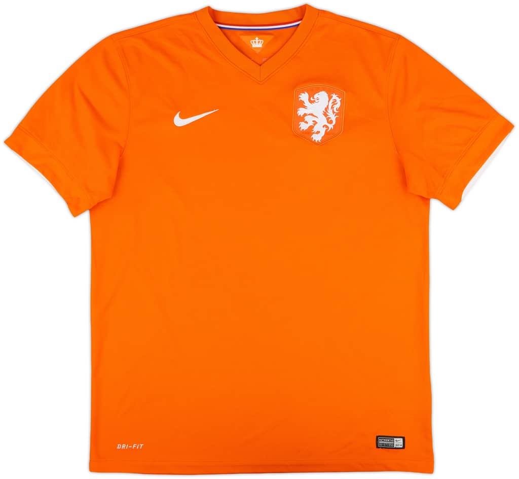 2014-15 Netherlands Home Shirt - 9/10 - (L)