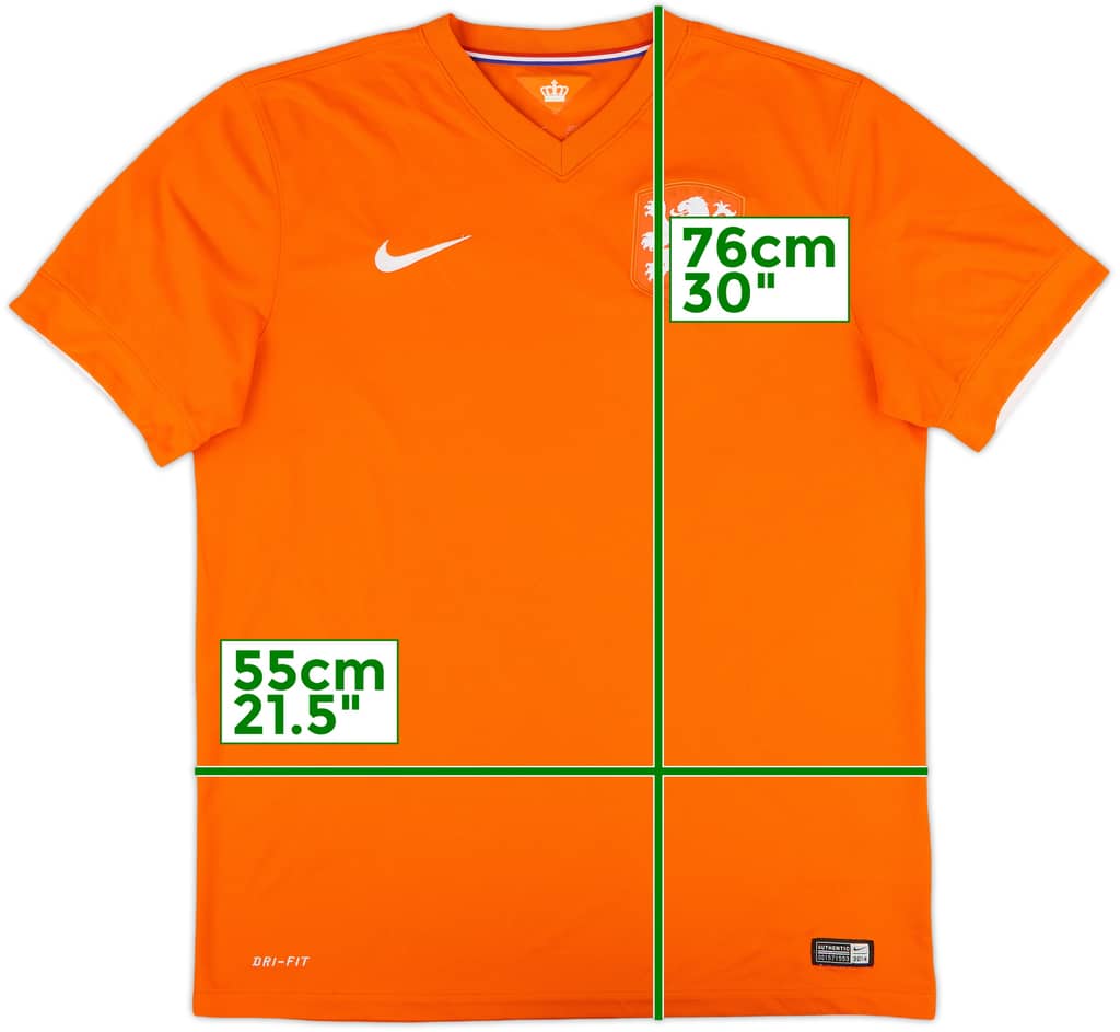 2014-15 Netherlands Home Shirt - 9/10 - (L)