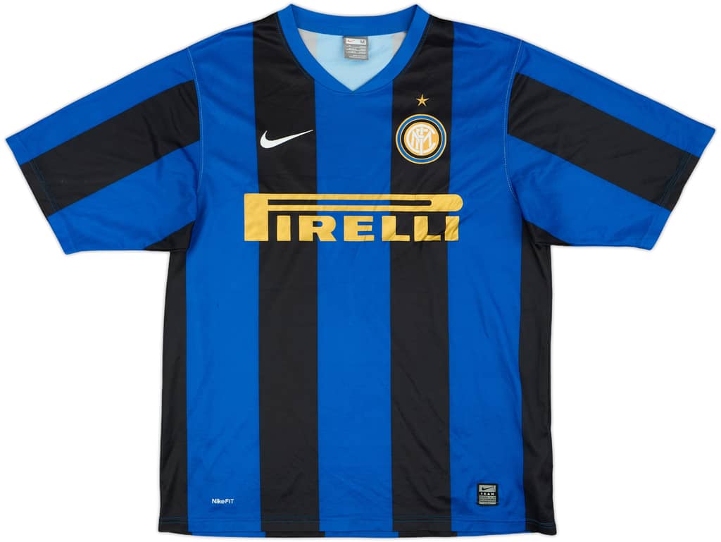 2008-09 Inter Milan Basic Home Shirt - 9/10 - (M)