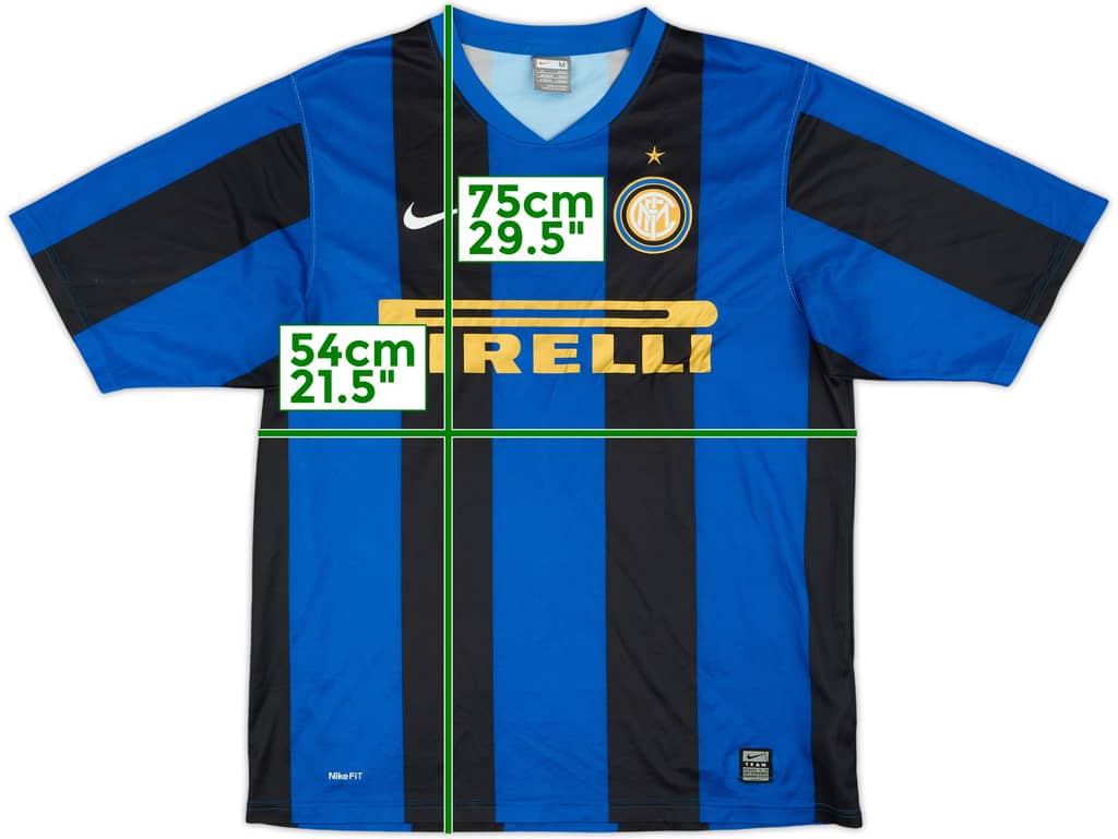 2008-09 Inter Milan Basic Home Shirt - 9/10 - (M)