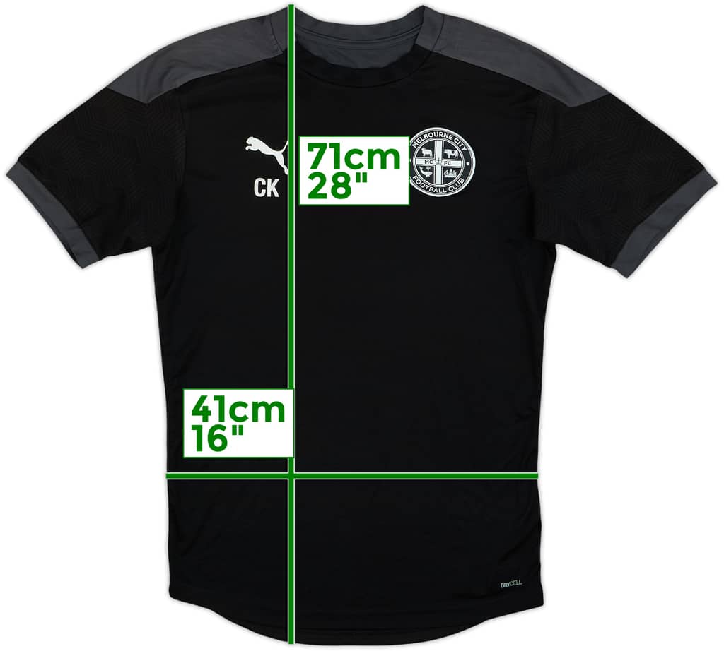 2021-22 Melbourne City Puma Staff Issue Training Shirt CK - 7/10 - (S)