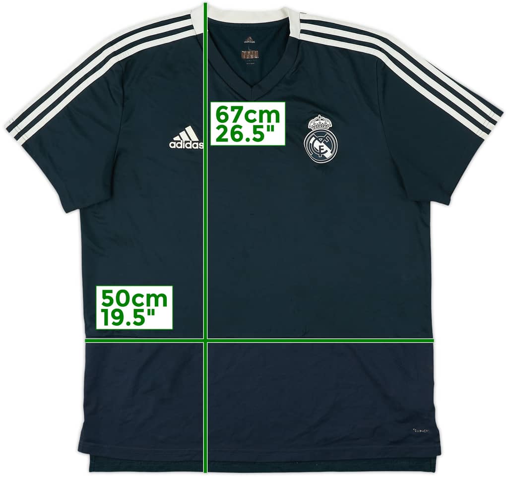 2018-19 Real Madrid adidas Training Shirt - 8/10 - (L)
