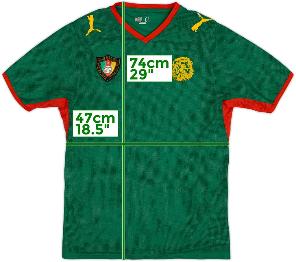 2008-09 Cameroon Home Shirt - 5/10 - (S)
