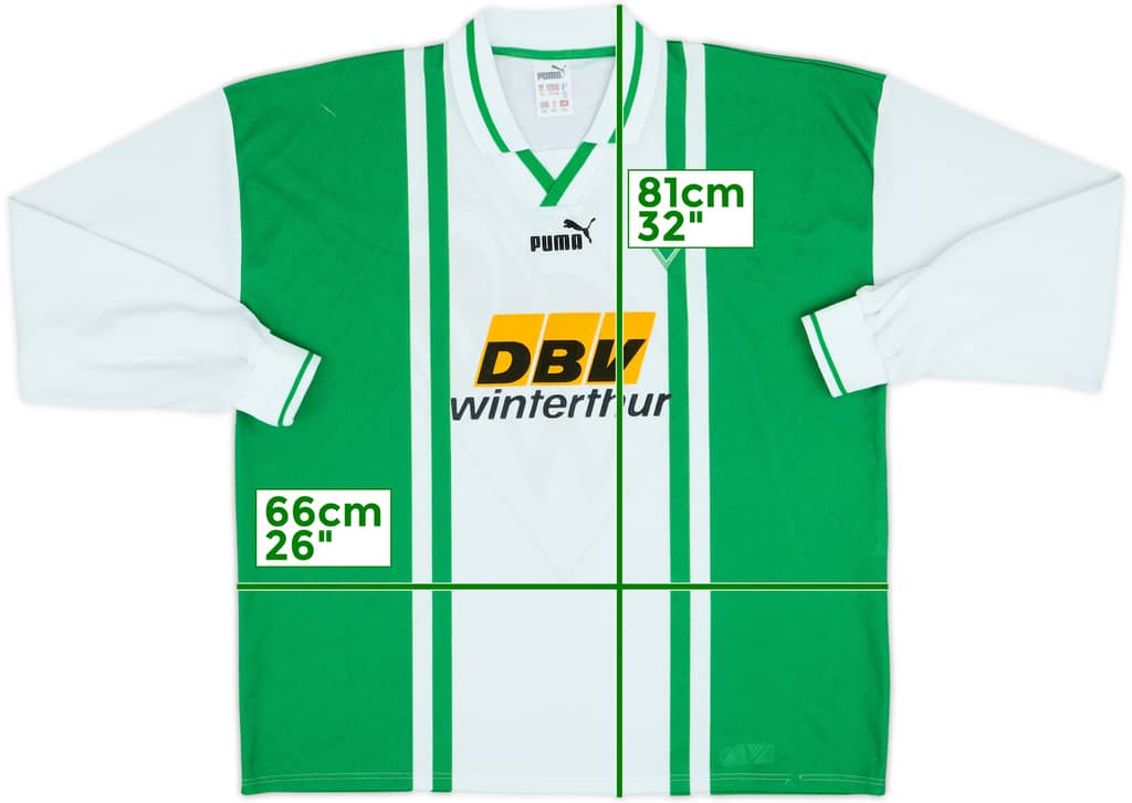 1996-97 Werder Bremen Home L/S Shirt - 8/10 - (XXL)