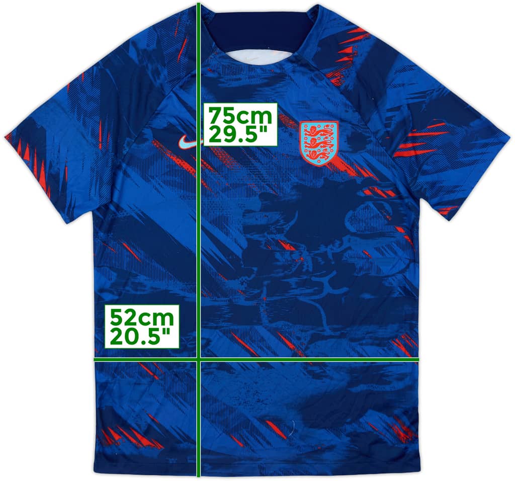 2022-23 England Nike Training Shirt - 8/10 - (L)
