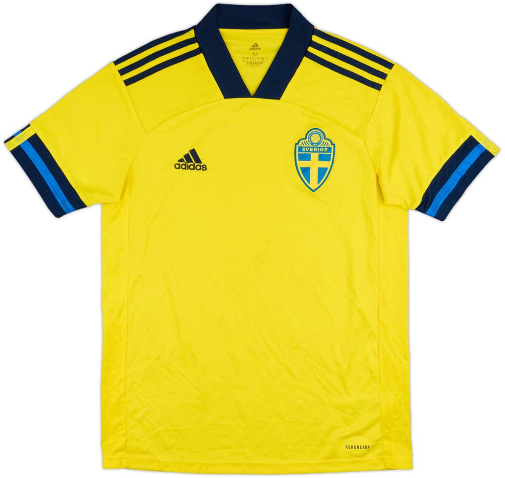 2020-21 Sweden Home Shirt - 8/10 - (M)