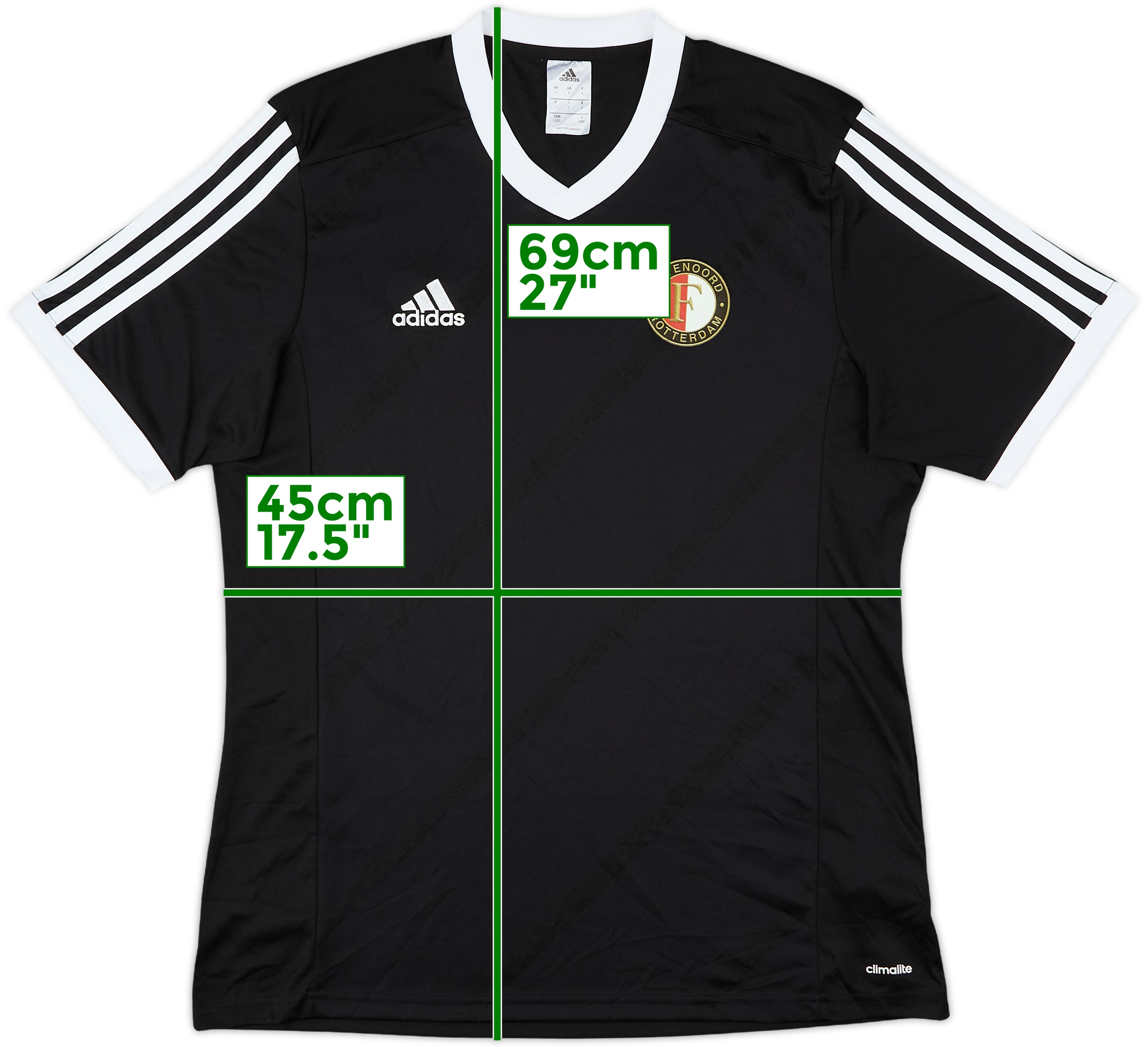 2016-17 Feyenoord adidas Training Shirt - 8/10 - (L)