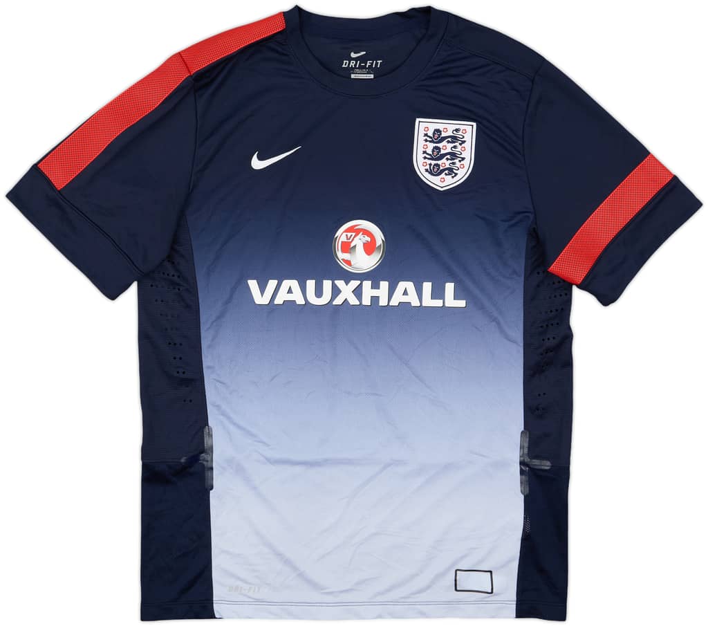 2013-14 England Nike Player Issue Training Shirt - 8/10 - (L)