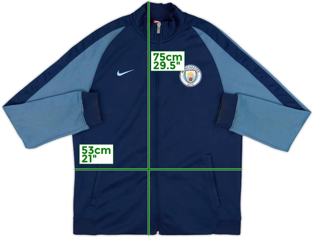 2016-17 Manchester City Nike Track Jacket - 9/10 - (L)
