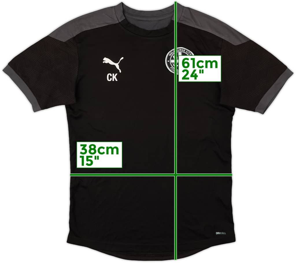 2021-22 Melbourne City Puma Staff Issue Training Shirt CK - 7/10 - (S)