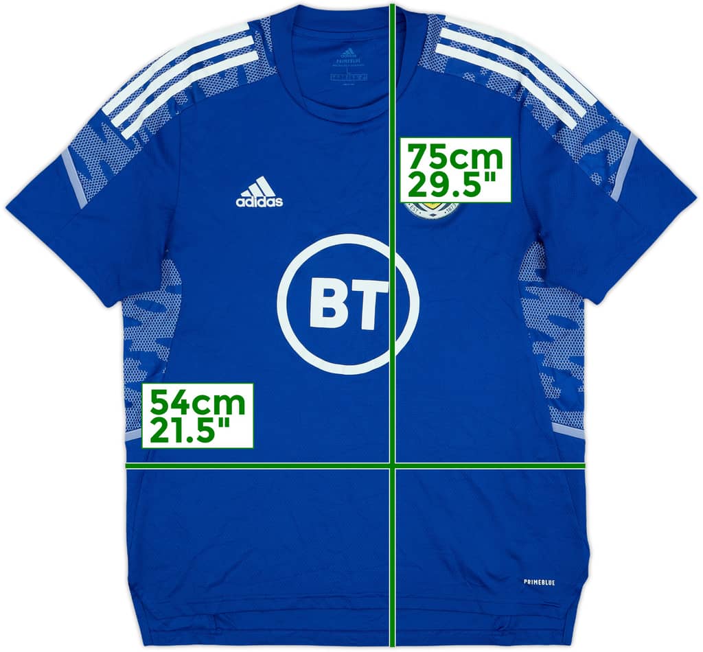 2021-22 Scotland adidas Training Shirt - 8/10 - (L)