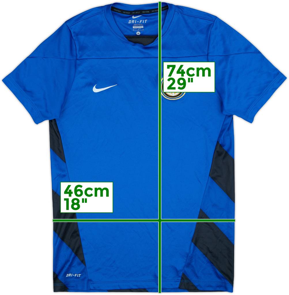 2013-14 Inter Milan Nike Training Shirt - 8/10 - (M)