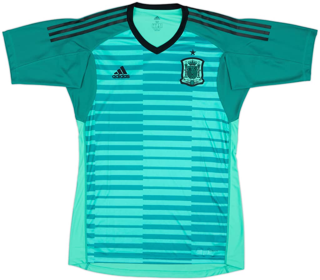 2018-19 Spain GK S/S Shirt - 9/10 - (M)