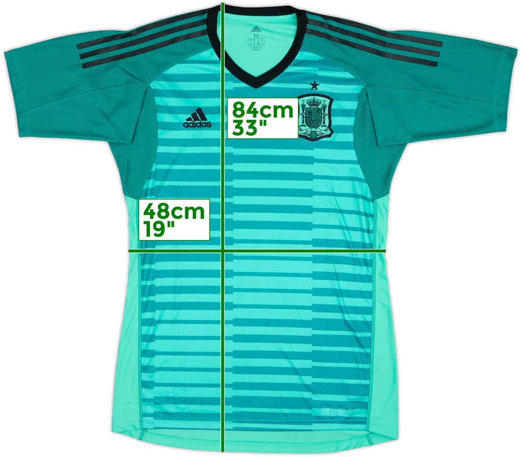 2018-19 Spain GK S/S Shirt - 9/10 - (M)