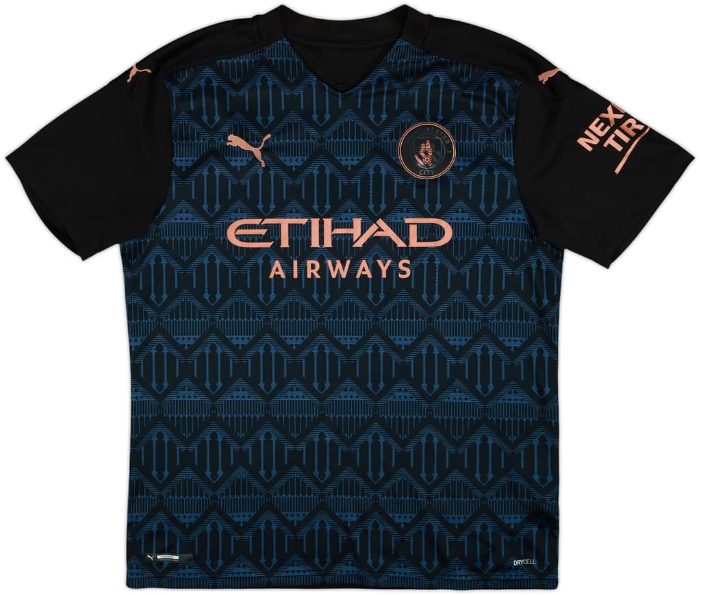 2020-21 Manchester City Away Shirt - 4/10 - (L)