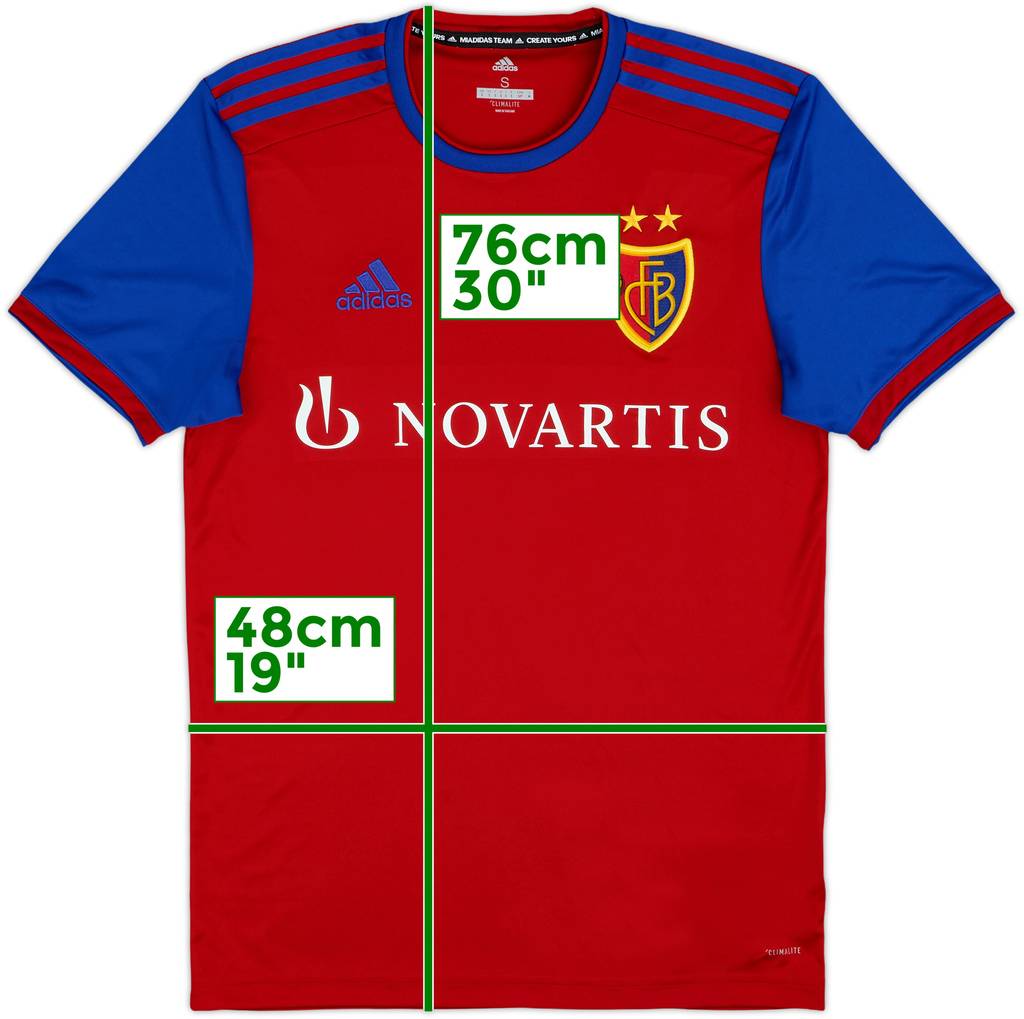 2019-20 FC Basel Home Shirt - 10/10 - (S)