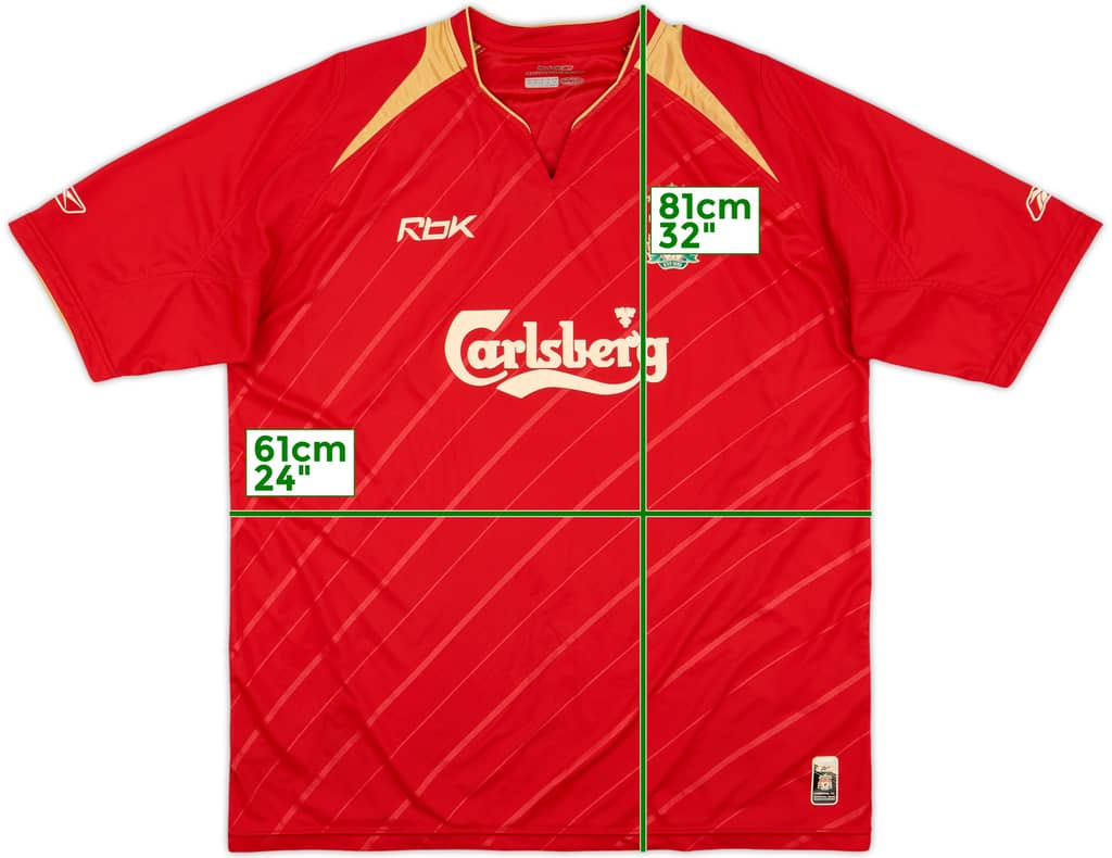 2005-06 Liverpool CL Home Shirt - 6/10 - (XL)