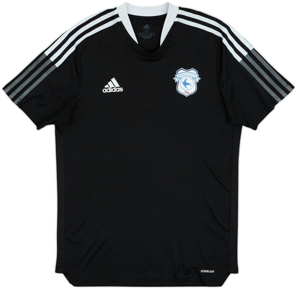 2021-22 Cardiff City adidas Training Shirt - 8/10 - (M)