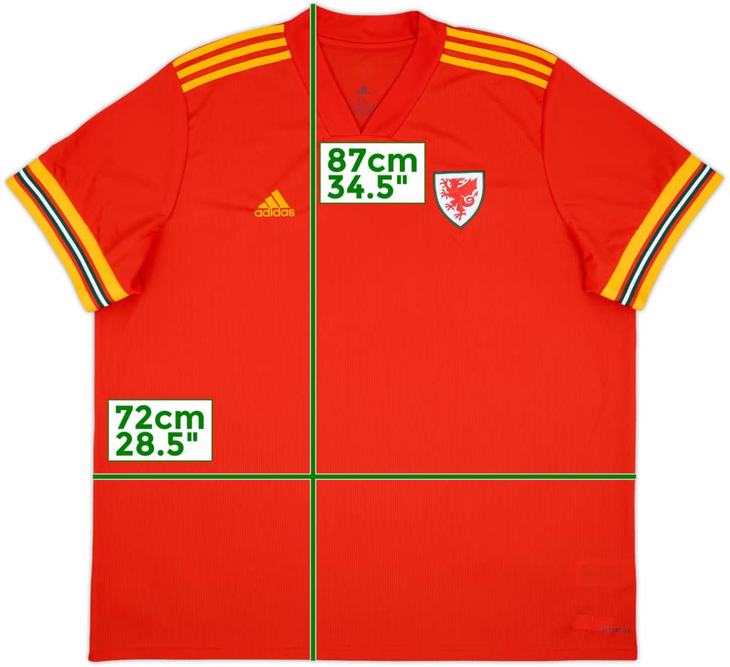 2020-21 Wales Home Shirt - 10/10 - (3XL)