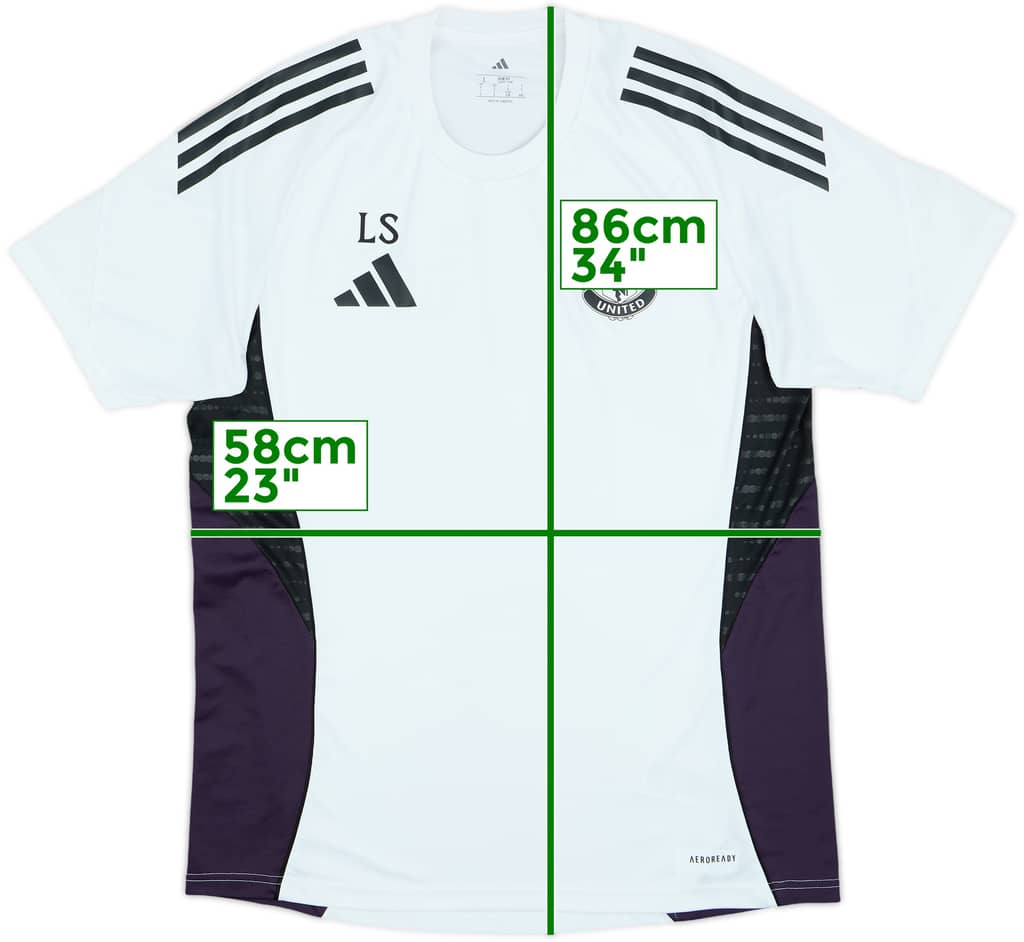 2025-26 Manchester United Staff Issue adidas Training Shirt LS - 10/10 - (L)