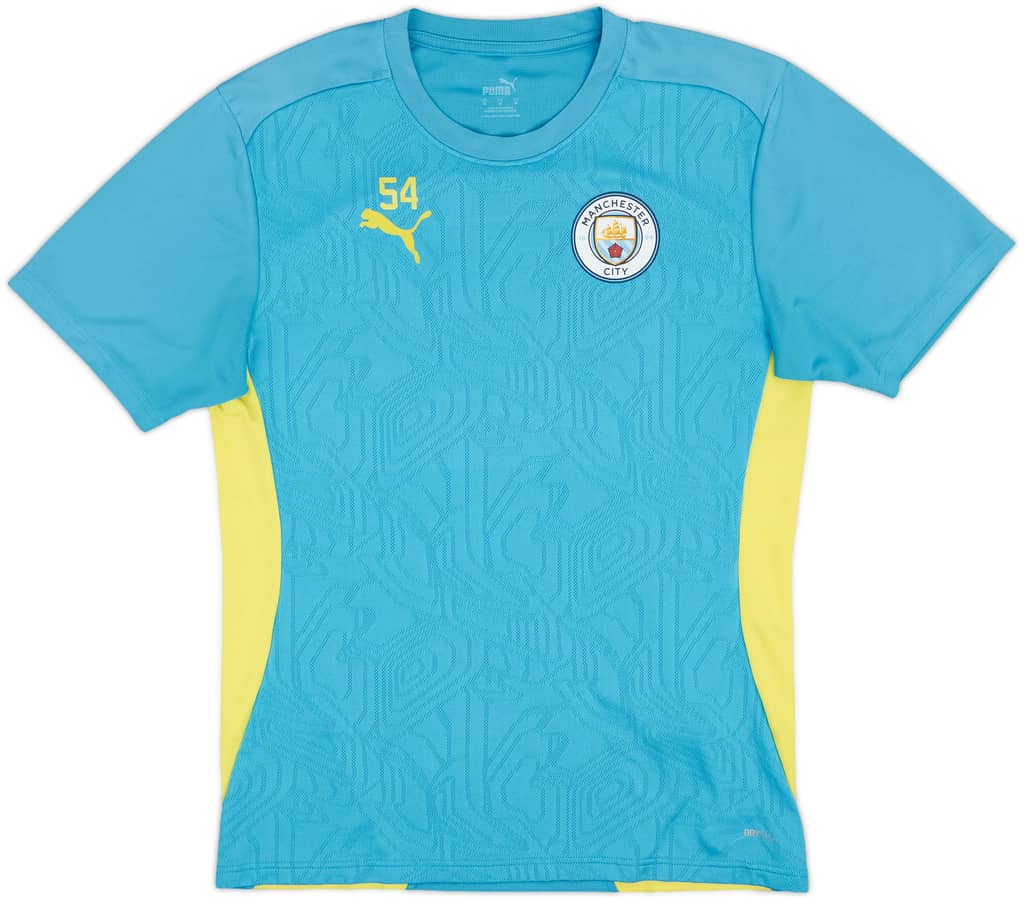 2024-25 Manchester City Player Issue Puma Training Shirt #54 - 8/10 - (M)