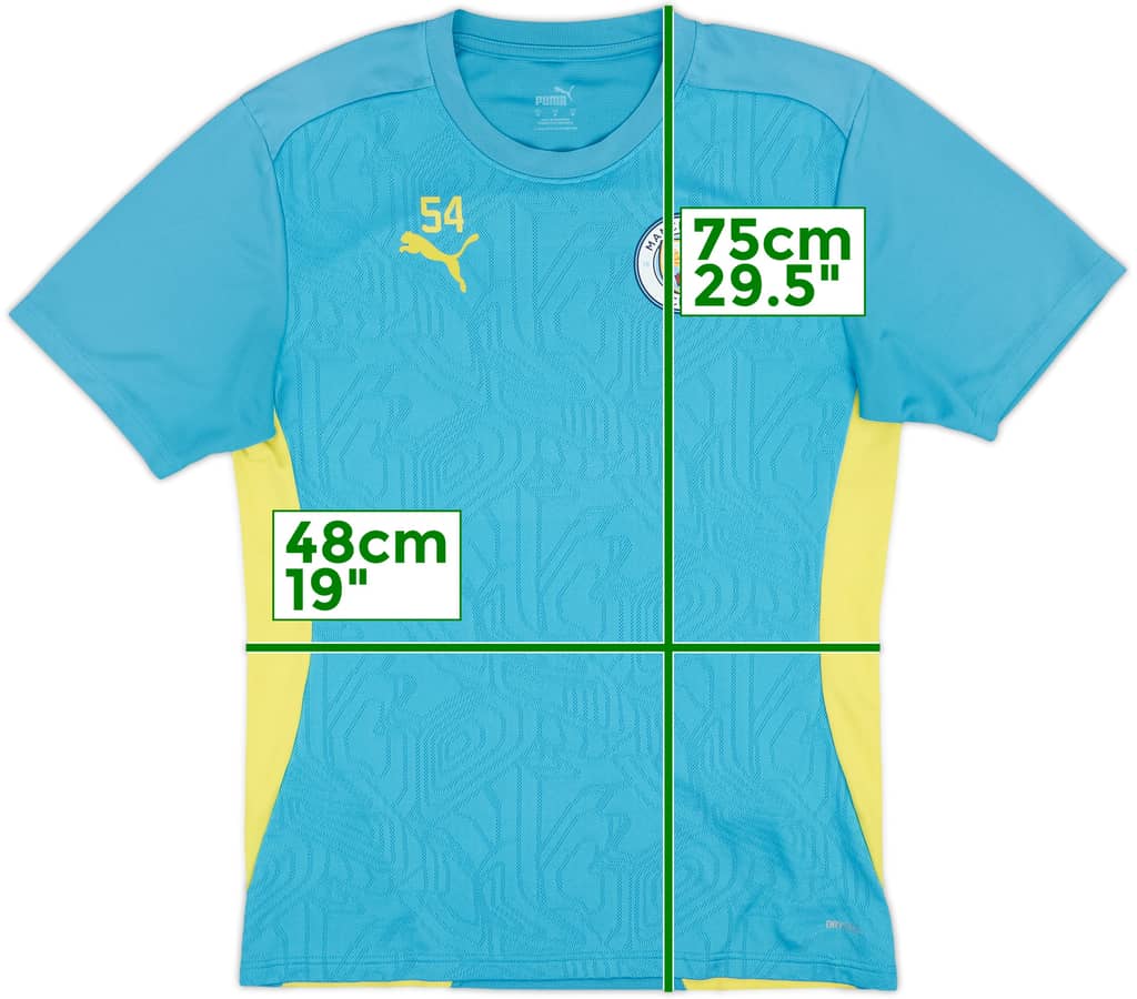 2024-25 Manchester City Player Issue Puma Training Shirt #54 - 8/10 - (M)