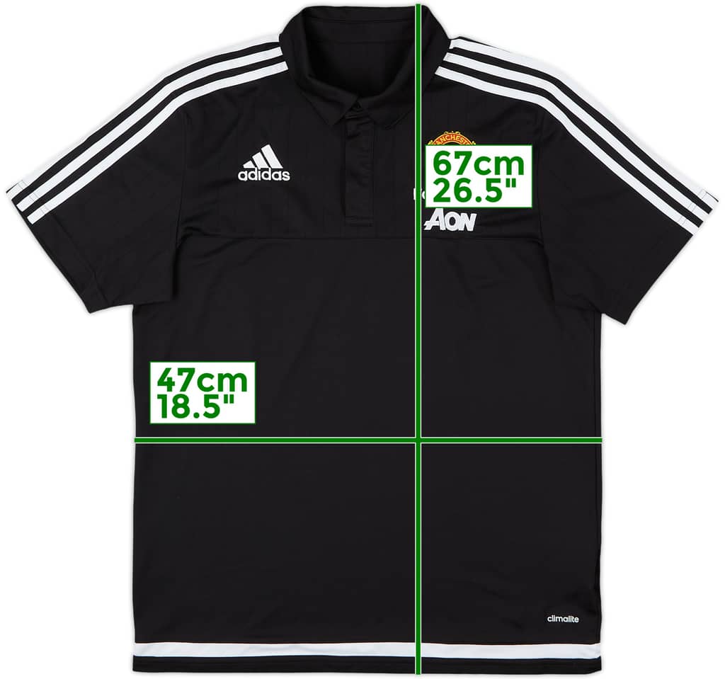 2016-17 Manchester United Foundation adidas Polo Shirt - 10/10 - (M)