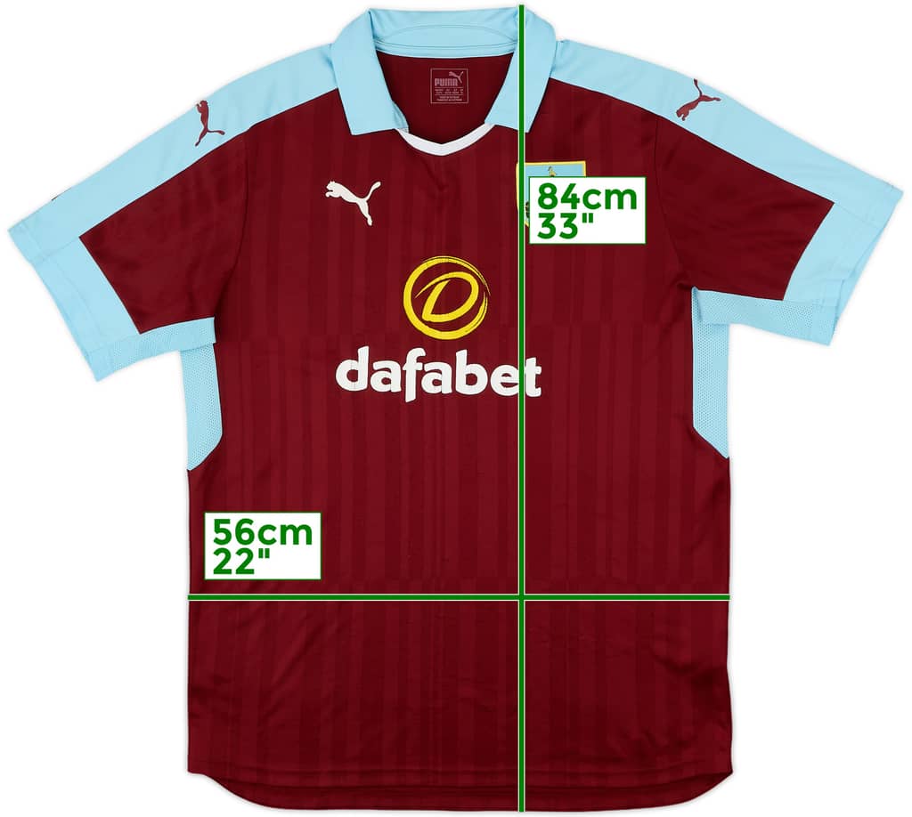 2016-17 Burnley Home Shirt - 5/10 - (XL)