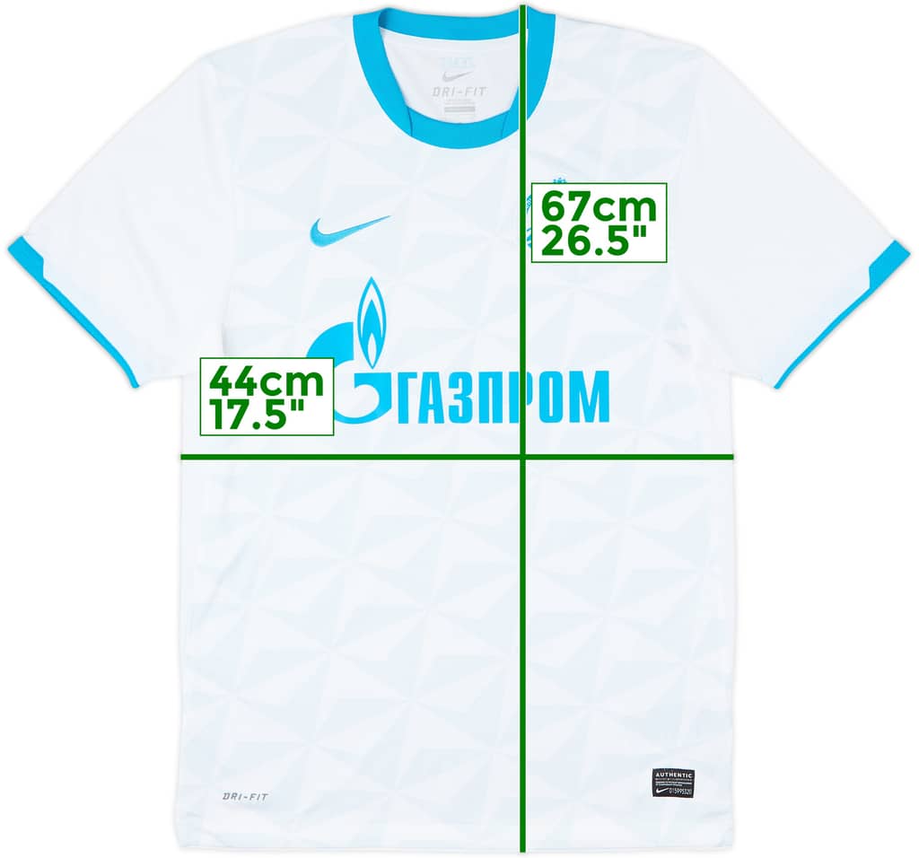 2011-12 Zenit St. Petersburg Away Shirt - 9/10 - (S)