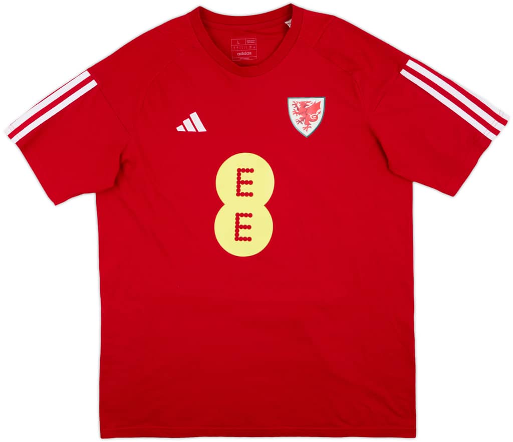 2022-23 Wales adidas Training Shirt - 8/10 - (L)