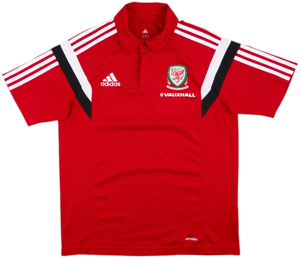 2013-14 Wales adidas Polo Shirt - 9/10 - (M)