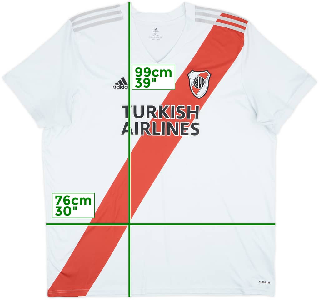 2020 River Plate Home Shirt - 7/10 - (3XL)