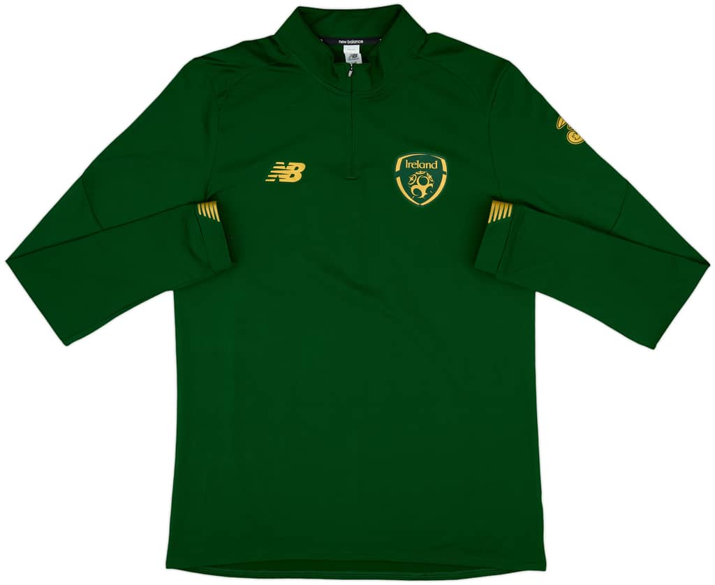 2019-20 Ireland New Balance 1/4 Zip Drill Top - 10/10 - (XL)